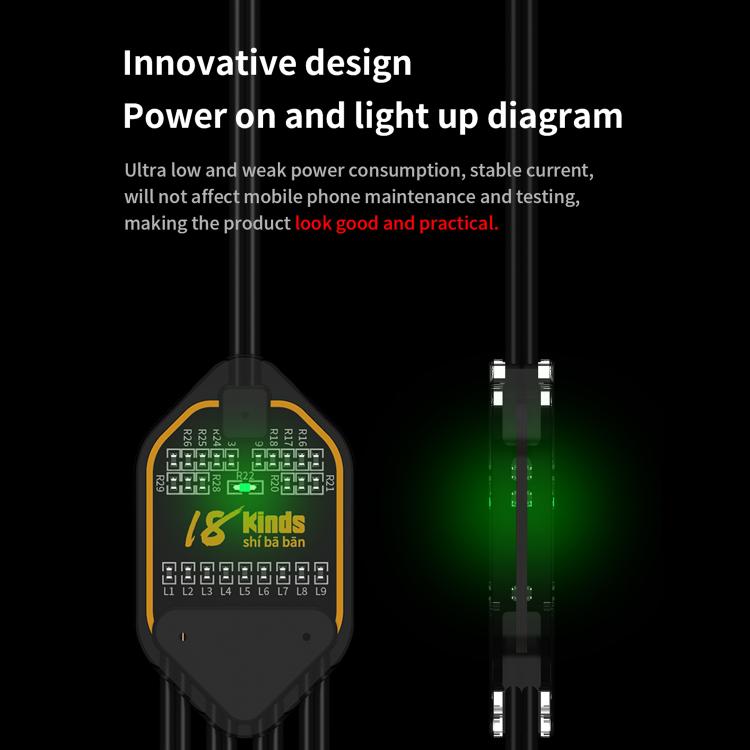 18 Kinds Motherboard Repair Power Boot Cable for iPhone 7-16 Pro Max - Tool Kits by buy2fix | Online Shopping UK | buy2fix