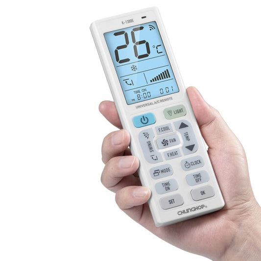 CHUNGHOP K-1308E Universal Air Conditioner Remote Control with Torch and LCD Backlight - Air-Conditioner by CHUNGHOP | Online Shopping UK | buy2fix