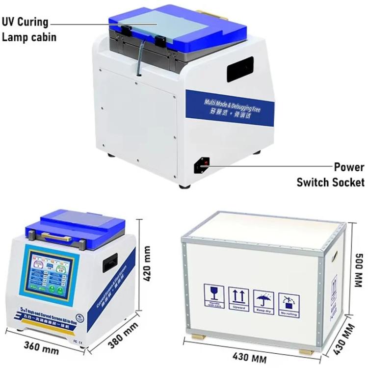YYD YD-636 UV Curing Laminating Defoaming All-in-One, Plug:US Plug - Defoaming Equipment by buy2fix | Online Shopping UK | buy2fix
