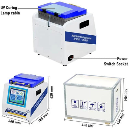 YYD YD-636 UV Curing Laminating Defoaming All-in-One, Plug:UK Plug - Defoaming Equipment by buy2fix | Online Shopping UK | buy2fix