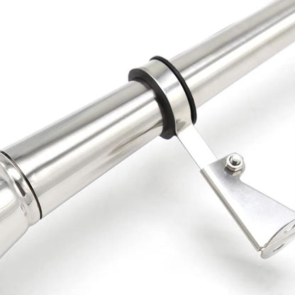 12V 125dB Car / Truck / Boat Stainless Steel Electric Horn with Mounting Bracket(Silver) - Security Alarm System by buy2fix | Online Shopping UK | buy2fix