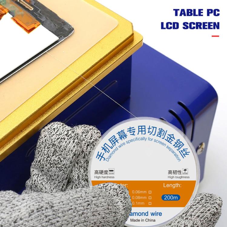 200m Screen Separation Specifically Diamond Cutting Wire, Diameter:0.025mm - Others by buy2fix | Online Shopping UK | buy2fix