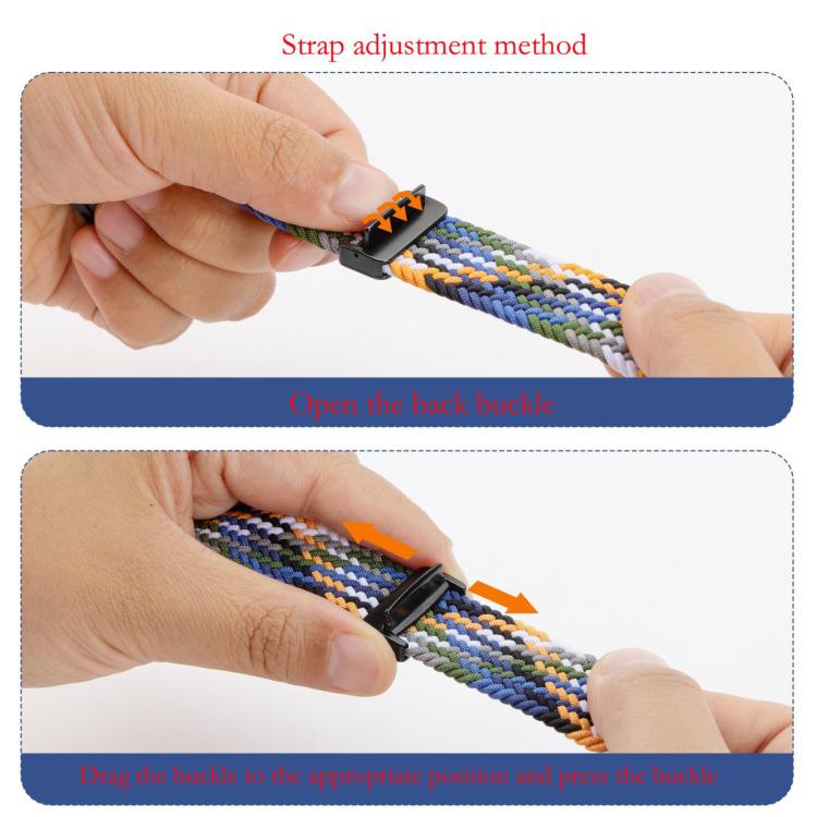 For Apple Watch 46mm / 49mm / 45mm / 44mm xDfind Magnetic Buckle Loop Woven Watch Band(Smoke Purple) - Watch Bands by xDfind | Online Shopping UK | buy2fix