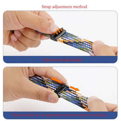 For Apple Watch 46mm / 49mm / 45mm / 44mm xDfind Magnetic Buckle Loop Woven Watch Band(Smoke Purple) - Watch Bands by xDfind | Online Shopping UK | buy2fix