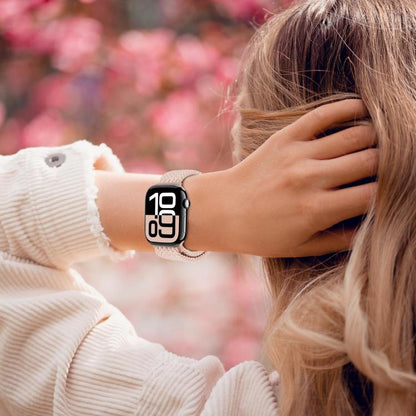 For Apple Watch 46mm / 49mm / 45mm / 44mm xDfind Magnetic Buckle Loop Woven Watch Band(Smoke Purple) - Watch Bands by xDfind | Online Shopping UK | buy2fix