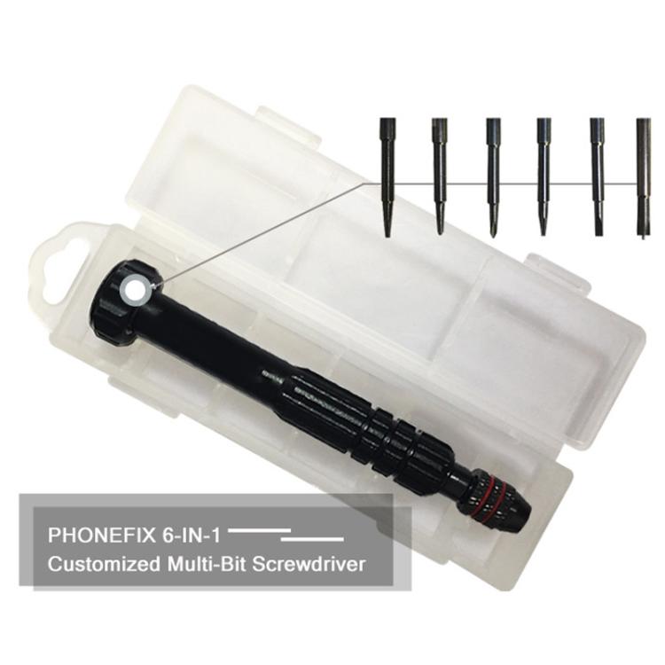 6 in 1 Aluminum Alloy Screwdriver Set - Screwdriver Set by buy2fix | Online Shopping UK | buy2fix