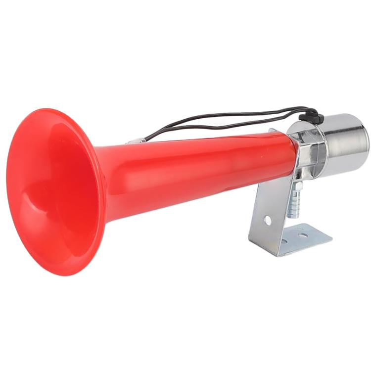 12 / 24V Truck Modified Electric Horn Whistle(Red) - Security Alarm System by buy2fix | Online Shopping UK | buy2fix