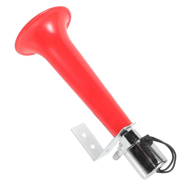 12 / 24V Truck Modified Electric Horn Whistle(Red) - Security Alarm System by buy2fix | Online Shopping UK | buy2fix
