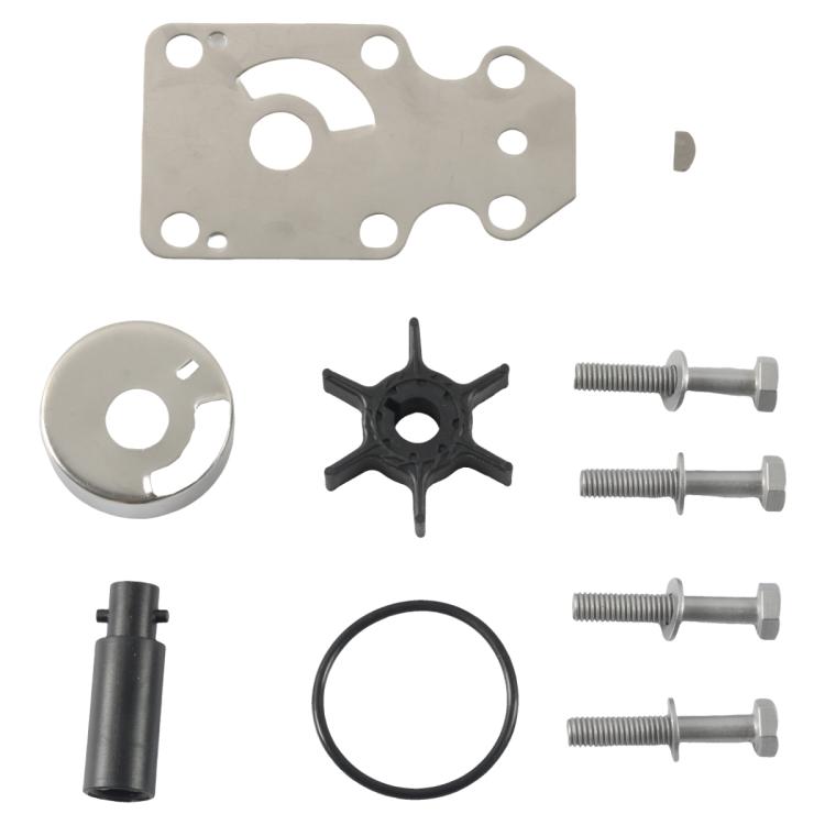 Outboard Water Pump Impeller Repair Kit for YAMAHA F6 F8 4-Stroke 68T-W0078-00(Silver + Black) - Marine Accessories & Parts by buy2fix | Online Shopping UK | buy2fix