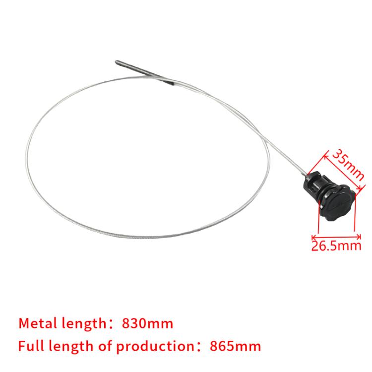 Car Engine Oil Level Oil Measuring Rod for Dodge Charger 2006-2012 A-22301-2(Black+Silver) - Inspection Tools by buy2fix | Online Shopping UK | buy2fix