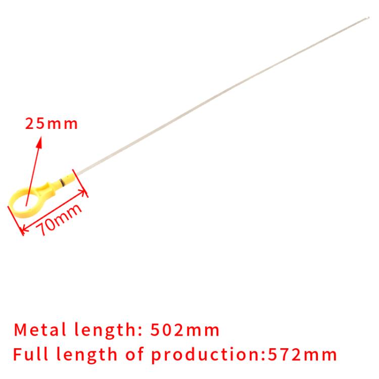 Car Engine Oil Level Oil Measuring Rod for Mazda 2 2007-2012 ZJ02-10-450(Yellow+Silver) - Inspection Tools by buy2fix | Online Shopping UK | buy2fix