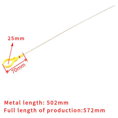 Car Engine Oil Level Oil Measuring Rod for Mazda 2 2007-2012 ZJ02-10-450(Yellow+Silver) - Inspection Tools by buy2fix | Online Shopping UK | buy2fix