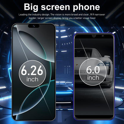 I16 Pro Max / ZPT93, 2GB+16GB, 6.26 inch Android 8.1 MTK6737 Quad Core, Network: 4G, Dual SIM, Plug:AU Plug(Black) -  by buy2fix | Online Shopping UK | buy2fix