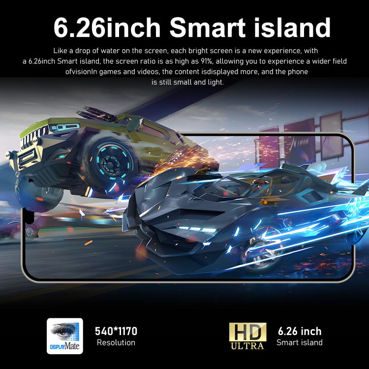 I16 Pro Max / ZPT93, 2GB+16GB, 6.26 inch Android 8.1 MTK6737 Quad Core, Network: 4G, Dual SIM, Plug:UK Plug(Gold) -  by buy2fix | Online Shopping UK | buy2fix