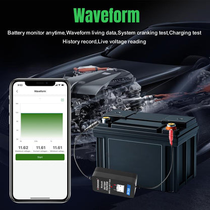 KONNWEI BK300 6V / 12V / 24V Car Bluetooth 5.0 Battery Monitor Diagnostic Tool(Black) - Code Readers & Scan Tools by KONNWEI | Online Shopping UK | buy2fix