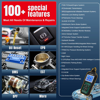 KONNWEI KW420 2.8 inch Color Screen Car OBD2 Fault Diagnostic Scan Tool for Honda(Black Green) - Code Readers & Scan Tools by KONNWEI | Online Shopping UK | buy2fix