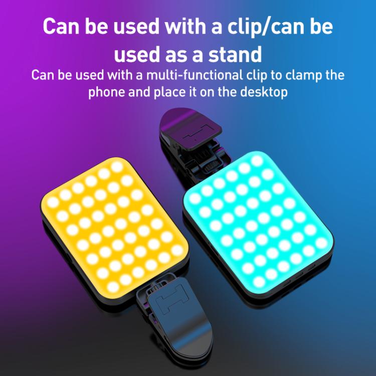 W80 Multifunctional Portable Magnetic Fill Light, Style:RGB Light - Selfie Light by buy2fix | Online Shopping UK | buy2fix