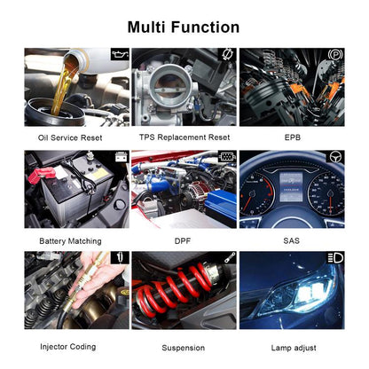 KONNWEI KW470 2.8 inch Color Screen Car OBD2 Fault Diagnostic Scan Tool for Ford(Black Green) - Code Readers & Scan Tools by KONNWEI | Online Shopping UK | buy2fix