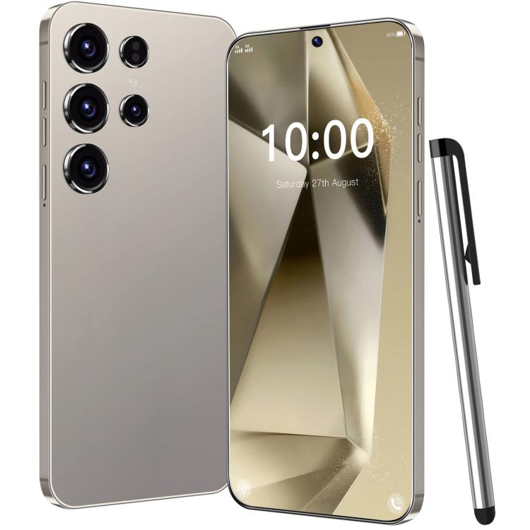 S24 Ultra / ZKU213, 2GB+16GB, 6.56 inch Android 8.1 MTK6580A Quad Core, Network: 3G, Dual SIM, Plug:EU Plug(Grey) -  by buy2fix | Online Shopping UK | buy2fix