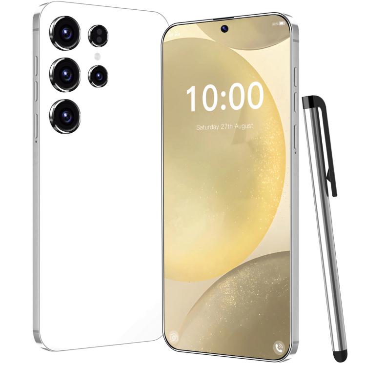 S24 Ultra / ZKU213, 2GB+16GB, 6.56 inch Android 8.1 MTK6580A Quad Core, Network: 3G, Dual SIM, Plug:UK Plug(White) -  by buy2fix | Online Shopping UK | buy2fix