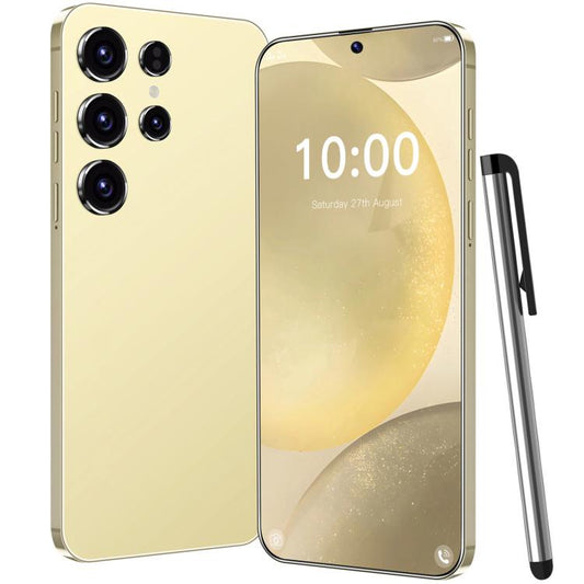 S24 Ultra / ZKU213, 2GB+16GB, 6.56 inch Android 8.1 MTK6580A Quad Core, Network: 3G, Dual SIM, Plug:AU Plug(Yellow) -  by buy2fix | Online Shopping UK | buy2fix