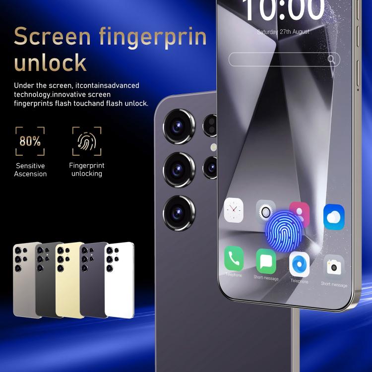 S24 Ultra / ZKU213, 2GB+16GB, 6.56 inch Android 8.1 MTK6580A Quad Core, Network: 3G, Dual SIM, Plug:AU Plug(Black) -  by buy2fix | Online Shopping UK | buy2fix