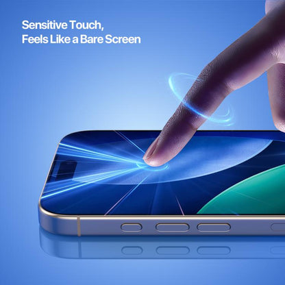 For iPhone 17 Pro DUX DUCIS Roga Series 2.5D HD Fully Transparent Tempered Screen Protector with Dust Removal Quick-Attach Box - iPhone 17 Pro Tempered Glass by DUX DUCIS | Online Shopping UK | buy2fix