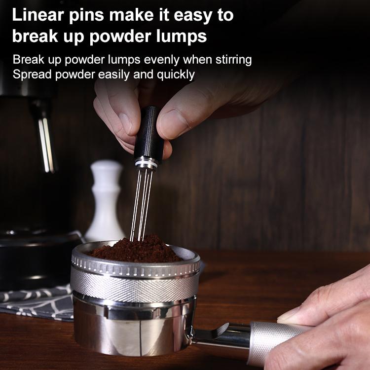 Triangular Mini Coffee Powder Needle(Black) - Coffee Machine Parts by buy2fix | Online Shopping UK | buy2fix