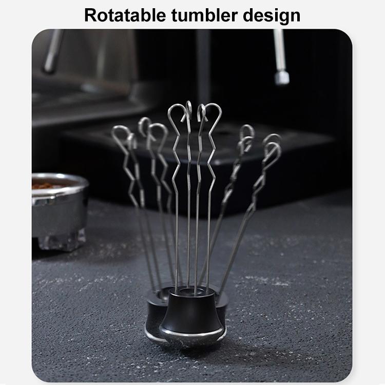 Stainless Steel Tumbler Coffee Loose Powder Needle(Black) - Coffee Machine Parts by buy2fix | Online Shopping UK | buy2fix
