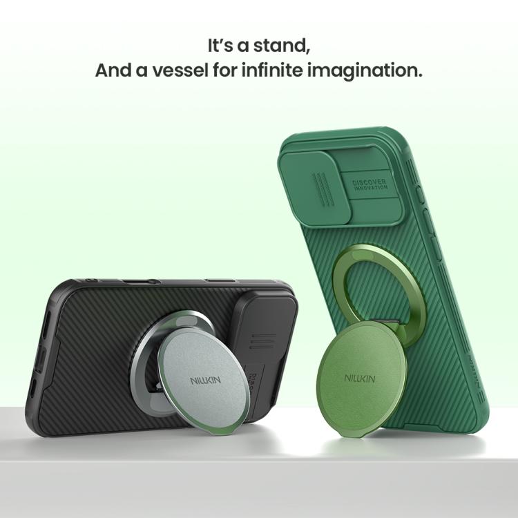 NILLKIN Dual Magnetic Grip Holder(Grey) - Ring Holder by NILLKIN | Online Shopping UK | buy2fix