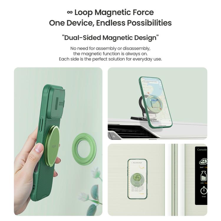 NILLKIN Dual Magnetic Grip Holder(Grey) - Ring Holder by NILLKIN | Online Shopping UK | buy2fix