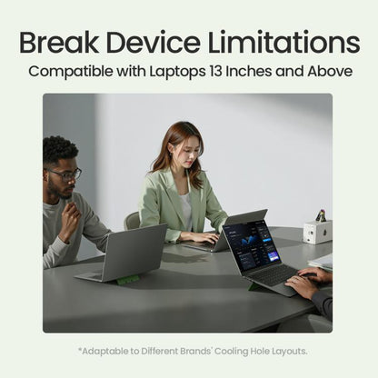 NILLKIN DualWing Adhesive Laptop Stand(Khaki) - Laptop Stand by NILLKIN | Online Shopping UK | buy2fix