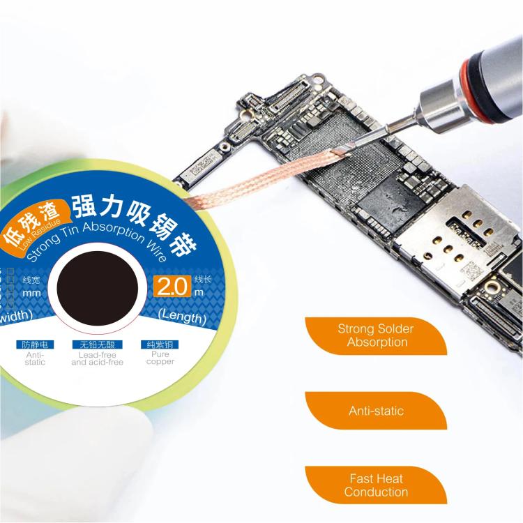 Strong Tin Absorption Wire, Model:3020(3.0mm x 2m) - Welding Wire by buy2fix | Online Shopping UK | buy2fix