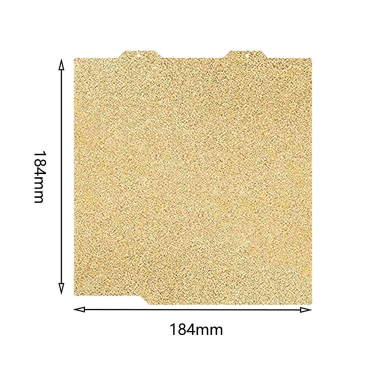 3D Printing Build Plate 184mm For Bambu Lab A1 mini Printer, Style:Gold / Double-Textured PEI - Parts by buy2fix | Online Shopping UK | buy2fix