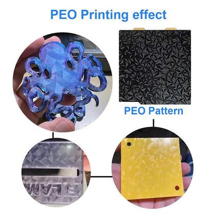 3D Printing Build Plate 184mm For Bambu Lab A1 mini Printer, Style:PEI Coating + PEO Film - Parts by buy2fix | Online Shopping UK | buy2fix