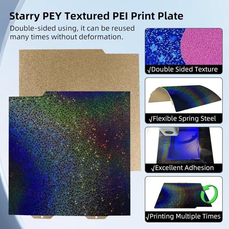 3D Printing Build Plate 184mm For Bambu Lab A1 mini Printer, Style:PEI Coating + PEY Film - Parts by buy2fix | Online Shopping UK | buy2fix
