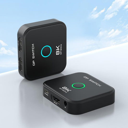 FJGEAR FJ-8K201DP 8K 60Hz DP One-way Switch(EU Plug) - Switch by buy2fix | Online Shopping UK | buy2fix