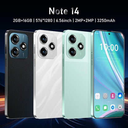 Note 14 / ZKU291, 2GB+16GB, 6.56 inch Android 8.1 MTK6580A Quad Core, Network: 3G, Dual SIM, Plug:UK Plug(Green) -  by buy2fix | Online Shopping UK | buy2fix