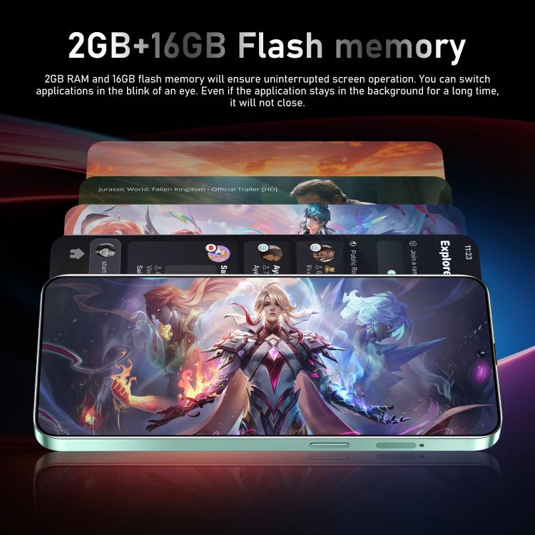 Note 14 / ZKU291, 2GB+16GB, 6.56 inch Android 8.1 MTK6580A Quad Core, Network: 3G, Dual SIM, Plug:US Plug(Green) -  by buy2fix | Online Shopping UK | buy2fix