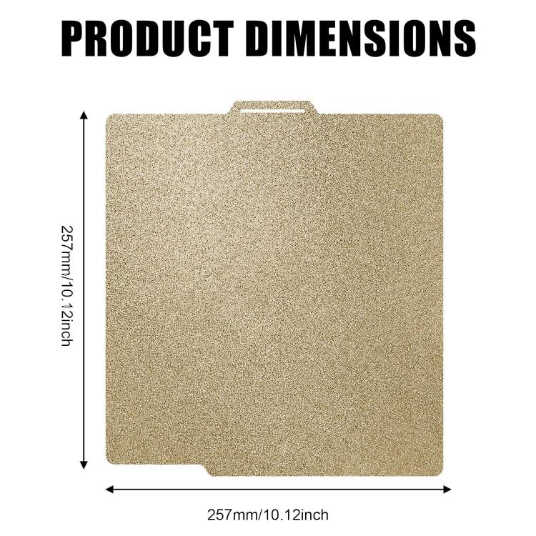 3D Printing Build Plate 257mm For Bambu Lab A1 Printer Platform, Style:PEI Double-sided Coating - Parts by buy2fix | Online Shopping UK | buy2fix