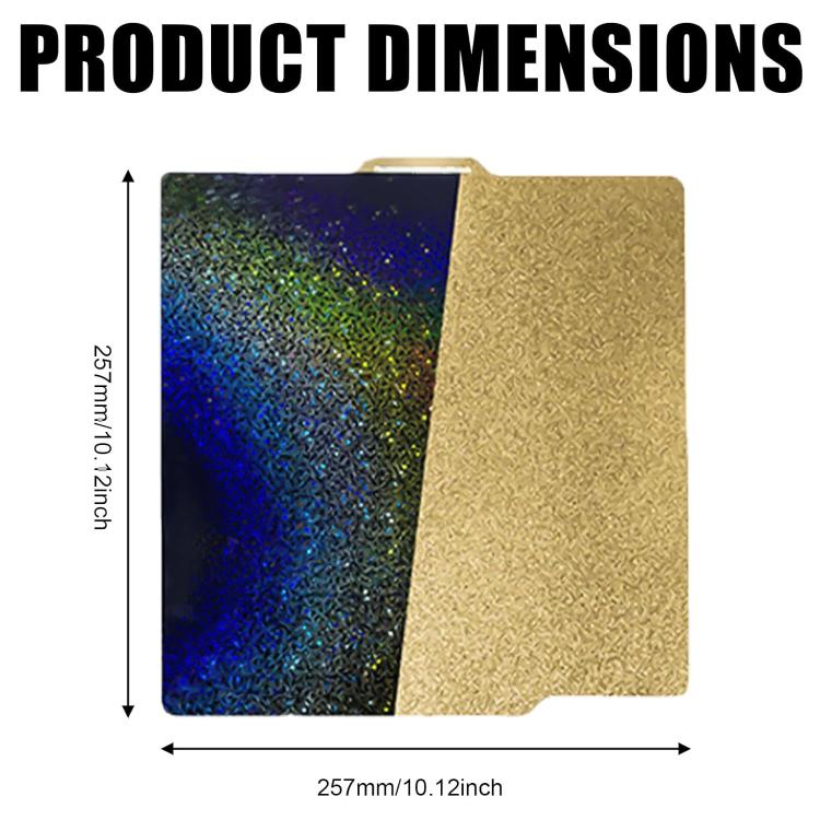 3D Printing Build Plate 257mm For Bambu Lab A1 Printer Platform, Style:PEI Coating + PEY Film - Parts by buy2fix | Online Shopping UK | buy2fix