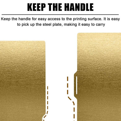 3D Printing Build Plate 257mm For Bambu Lab A1 Printer Platform, Style:PEI Coating + PEY Film - Parts by buy2fix | Online Shopping UK | buy2fix