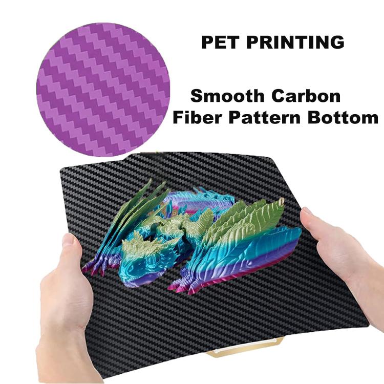 3D Printing Build Plate 257mm For Bambu Lab A1 Printer Platform, Style:PEI Coating + PET Film - Parts by buy2fix | Online Shopping UK | buy2fix