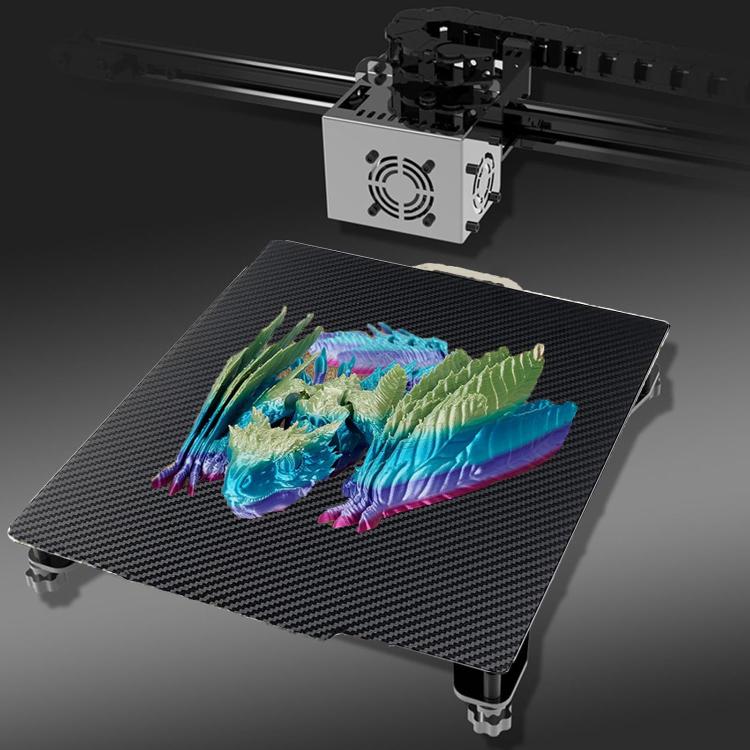 3D Printing Build Plate 257mm For Bambu Lab A1 Printer Platform, Style:PEI Coating + PET Film - Parts by buy2fix | Online Shopping UK | buy2fix