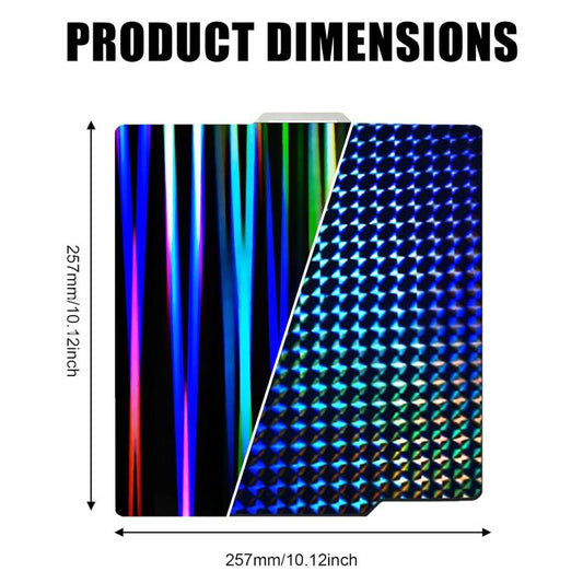 3D Printing Build Plate 257mm For Bambu Lab A1 Printer Platform, Style:Phantom Film + Beam Film - Parts by buy2fix | Online Shopping UK | buy2fix