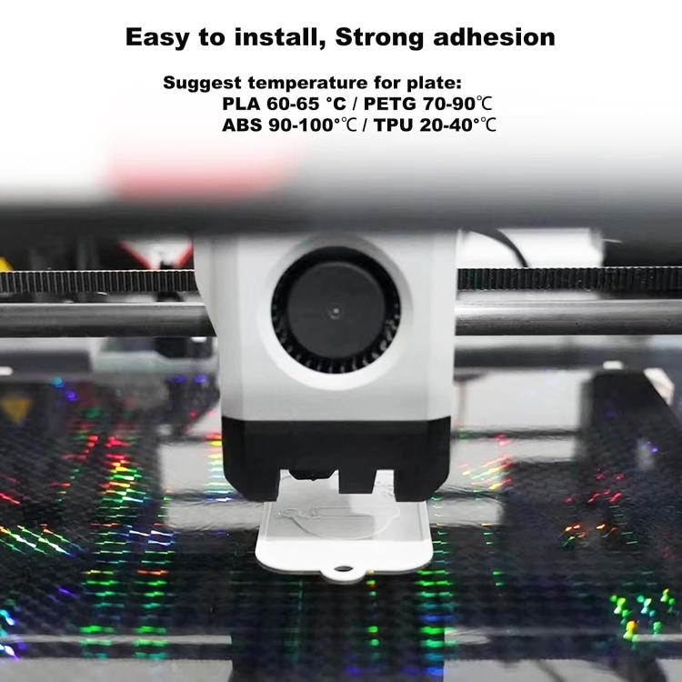 3D Printing Build Plate 257mm For Bambu Lab A1 Printer Platform, Style:Phantom Film + Beam Film - Parts by buy2fix | Online Shopping UK | buy2fix