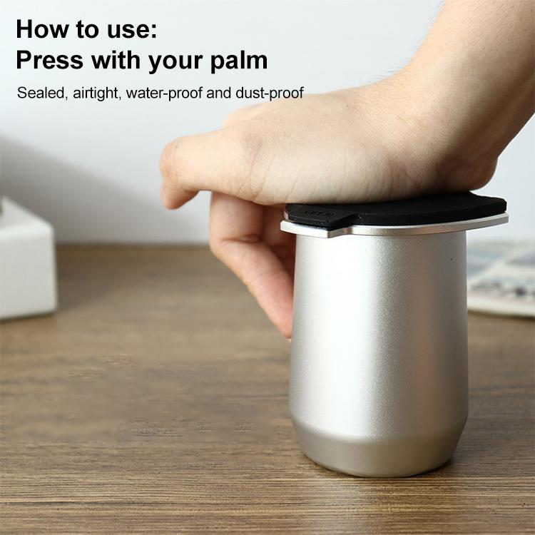 Coffee Machine Handle Dosing Cup Mug Coffee Powder Feeder with Silicone Cover For Breville 8 Series(Silver) - Coffee Machine Parts by buy2fix | Online Shopping UK | buy2fix