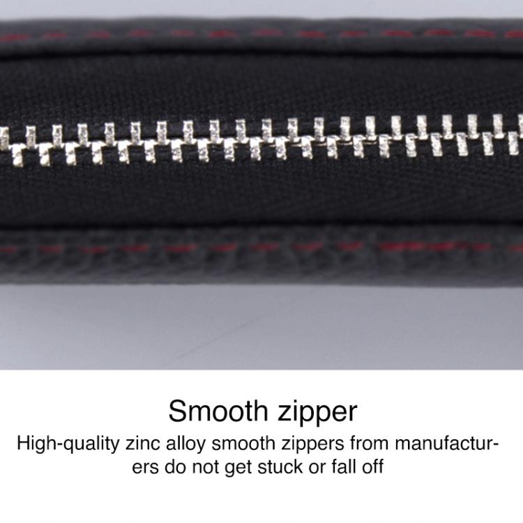 Litchi Grain PU Leather Universal Car Key Case(Black) - Car Key Cases by buy2fix | Online Shopping UK | buy2fix