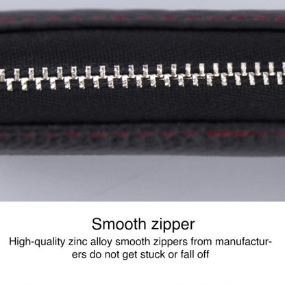 Litchi Grain PU Leather Universal Car Key Case(Black) - Car Key Cases by buy2fix | Online Shopping UK | buy2fix