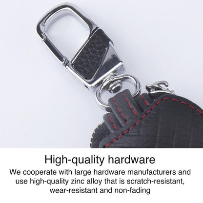 Litchi Grain PU Leather Universal Car Key Case(Red) - Car Key Cases by buy2fix | Online Shopping UK | buy2fix
